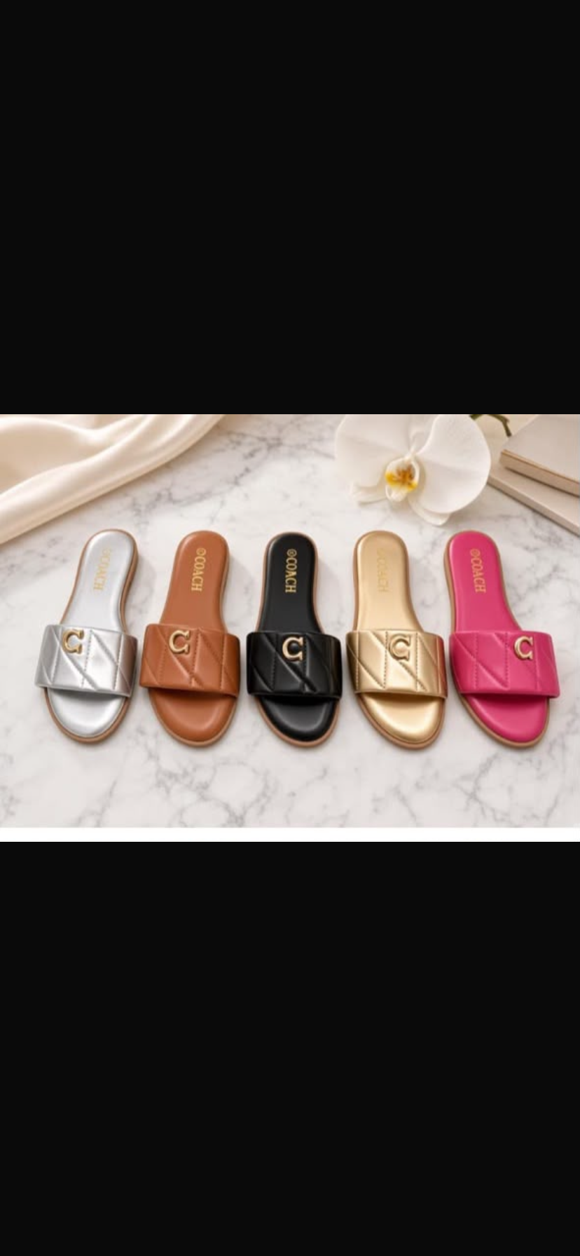 img_0809 COACH SLIPPERS - Image 1